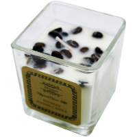 Свеча в подсвечнике ароматизированная 6,5х7,5см "Кофе" Y10542-24