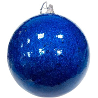 Шар 150мм синий, пластик Y2907-15