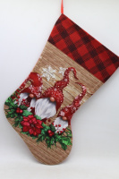 Мешок для подарков Сапожок 46х30см 2 вида Y9959-24