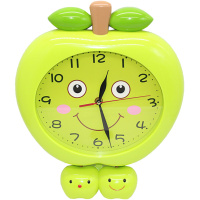 Часы настенные Яблоко 39см, 4 цвета, пластик Y8153-19