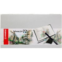 Карандаши 72 цвета "Schwan Art" круглые дерево, металл 1510/72