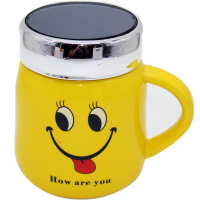 Кружка с крышкой-зеркалом C386-5