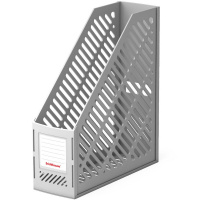 Лоток д/бумаг вертикальный "Classic" ширина 9см серый, пластик 5017