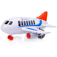 Самолет на батарейках инерционный, пластик 18х16х8см (свет, звук) T584-D6150/ST66-11 Самолет на батарейках инерционный, пластик 18х16х8см (свет, звук) T584-D6150/ST66-11
