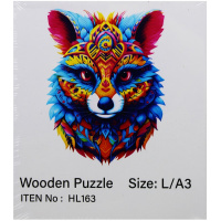 Пазл 16х14см дерево L "Лиса" HL163/11339-24