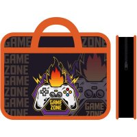 Папка с ручками 33х26х7,5см "Game zone" пластик ПМ-А4-25