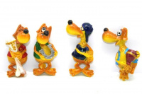 Магнит Собака 8см 4 вида Y5475-17