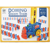 Игра-домино "Паровоз" пластик, 80 деталей 2000270/BY-4003B