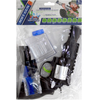 Пистолет 23х23см с прицелом, пулями и контейнером 7х6см, пластик (2 мишени) LT365377