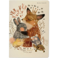 Тетрадь А5 40л клетка "Любовь, как она есть" прошитый блок матовая ламинация 7-40-001/151