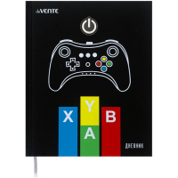 Дневник для 1-11 классов "GAME" твердая обложка, искусственная кожа, аппликация 2022373