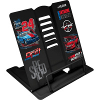 Подставка для книг металлическая "Racing" 20х19см черная, в пакете 8063309