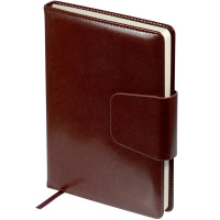 Ежедневник недатированный А5 "Prestige" 320стр., бордовый, искусственная кожа, магнитная застежка