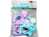 Набор погремушек 27х20см 6шт/уп., пластик Y7526-18