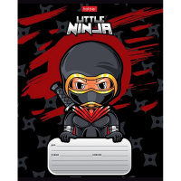 Тетрадь А5 18л клетка "Маленькие ниндзя" на скобе 5 дизайнов 18Т5В1/088960