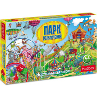 Игра-ходилка настольная "Парк развлечений" А2 62х40см с кубиком и фишками Ин2_23222/072652