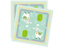 Салфетки "Лама" 33х33см 12шт F