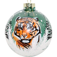 Шар 85мм "Уссурийский тигр" в подарочной упаковке КУ-85-212004