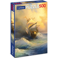 Пазлы 500 эл. "Premium. Парусник на волнах" 34х46см 500ПЗ2_18448/057800