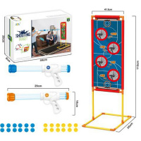 Набор "Cтрельба по мишеням" 44х30см (2 пистолета, 24 патрона) пластик 2293146/338305B