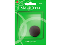 Магниты круглые d-25,4мм 4шт, с клеевым слоем 2-490