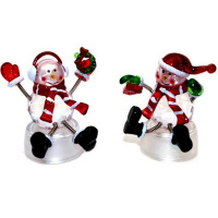 Сувенир "Новогодний" 10см светящийся 3 вида Y5603-17