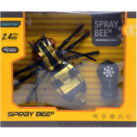 Пчела р/у 25х27х9см с аккумулятором, пластик (свет, звук, пар) LT383314