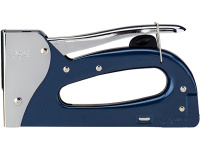 Степлер мебельный №23/6-10,53/6-10,13/6-10 синий (скобы 53/8-800шт.) E4600