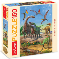 Пазлы 150 эл. "Эра динозавров" 33х22см 150ПЗ4_18432/055999