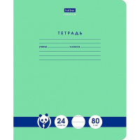 Тетрадь А5 24л линия "Premium. Панда-Тетрадь" на скобе, 80 гр/кв.м. 24Т5A2_23630/065626