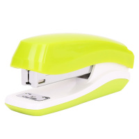 Степлер №24/6,26/6 15л глубина 60мм, пластик салатовый/белый E0350