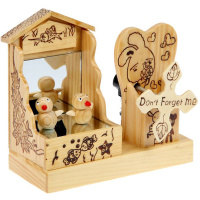 Подставка д/канцелярских принадлежностей 16,5х17см 3 вида, дерево, музыка Y3499-16