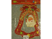 Панно "Колокольчик. Дед Мороз" 45х35см Y403-11