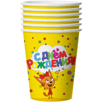 Набор стаканов 0,255л "Три кота" 6шт DB 60148724