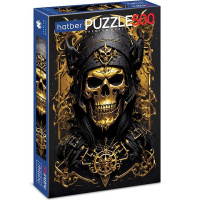 Пазлы 500 эл. "Premium. Gold skull" 33х48см 500ПЗ2_30998/085289