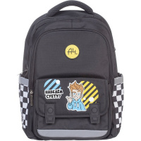 Рюкзак "Влад А4" 40х29х14см, 800гр, 2 отделение, 3 кармана, черный 077939