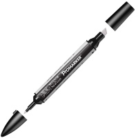 Маркер художественный "Pro" ледяной серый, двухсторонний 3PMSIG3