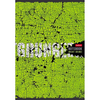 Тетрадь А4 80л клетка "Яркий гранж" на скобе 3 дизайна 80Т4В1/083004