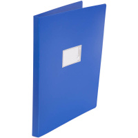 Папка на 4-х кольцах А3 27мм синяя вертикальная 0827VA3blu