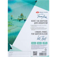 Холст на картоне, 15х20см 100% хлопок, мелкое зерно, 200г/м2 248451853