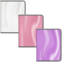 Папка на молнии A5+ "Glossy Candy" 3 цвета 55035