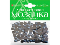 Мозаика декор. 8*8мм 100шт черный керамика 2-332/02