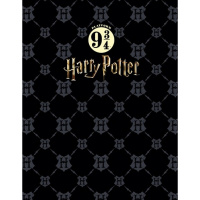 Тетрадь на кольцах А5 160л клетка "Гарри Поттер" 7БЦ матовая ламинация 160ТК5В1_23355/067837
