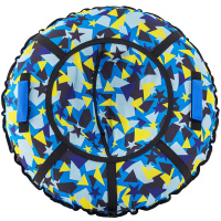 Санки-ватрушка 90см "Звездные осколки"  ткань Оксфорд, верх-400г/м, низ-550г/м