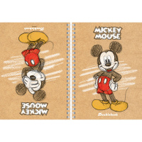 Тетрадь А5 80л клетка "Микки Маус" на спирали двойная, твердая обложка 80Тдт5В1гр_20576/059992