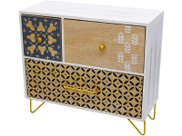 Шкатулка 21,5х30х12см 3 отделения, дерево Y8117-19