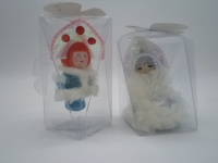 Ёлочное украшение "Снегурочка" h-11см в пластиковой упаковке КУ-26