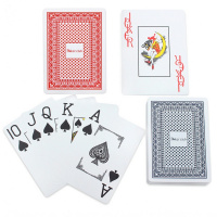 Карты игральные 54шт. "Покер" 2 колоды: синяя и красная рубашка ИН-5912