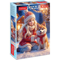 Пазлы 1000 эл. "Любимый щенок" 48х68см 1000ПЗ2_32958/089509