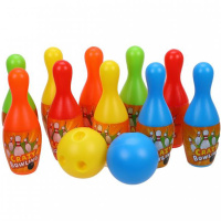 Игра "Боулинг" пластик 24х16см (10 кеглей, 2 шара) B1611301/3305B